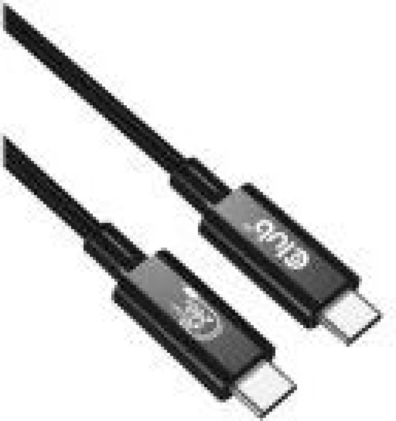 - USB-kabel - 24 pin USB-C (hann) til 24 pin USB-C (hann) - USB4 Gen2x2 - 48 V - 5 A - 2 m - toretnings, 4K 60Hz støtte, up to 240W power delivery support, extended power range (EPR)