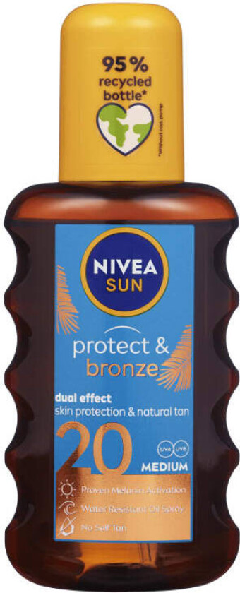 Nivea Sun Protect&Bronze Spray Spf20 200ml