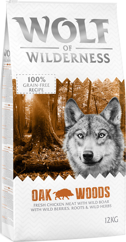 100 kr rabatt! 12 kg Wolf of Wilderness - Oak Woods - Villsvin