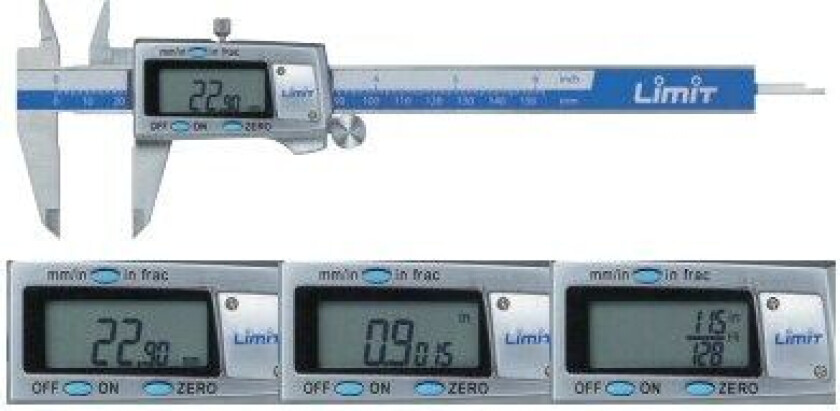 LIMIT ELEKTRONISK CALIPER 150mm 144550100