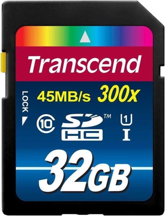 Minne SDHC 32GB, TRANSCEND