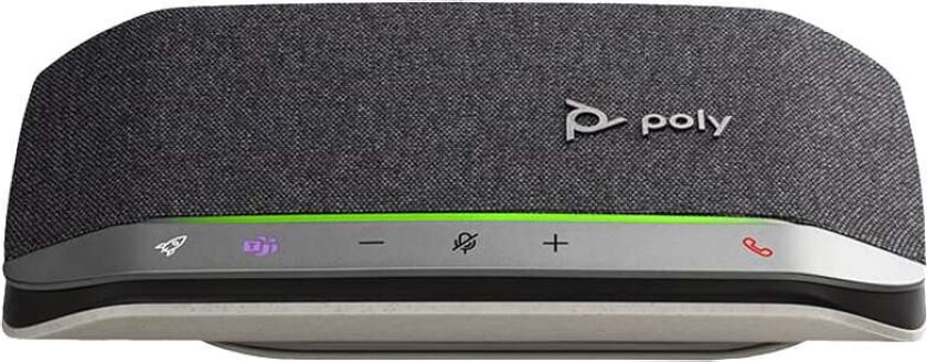 Poly Sync 20+M - Smart høyttalertelefon - Bluetooth - trådløs, kablet - USB-A via Bluetooth-adapter - sølv - Certified for Microsoft Teams