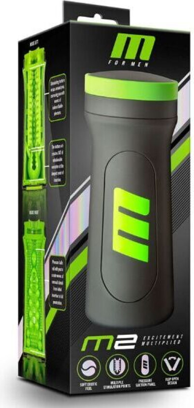 M For Men M2 Superior Stroker Black Stroker