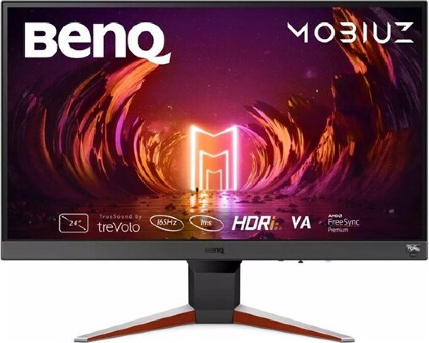 24" BenQ Mobiuz EX240N 23.8" - 1920x1080 - 165Hz - VA - HDR10 - 1 ms - Skjerm