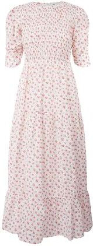 Dovie Crepe Dress - White Berry Print S