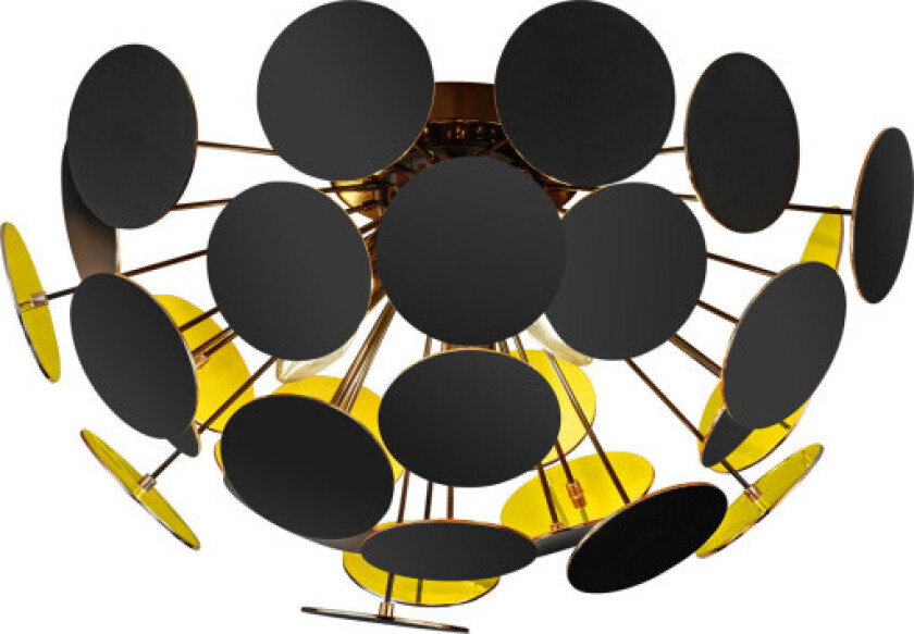 Discalgo taklampe, sort