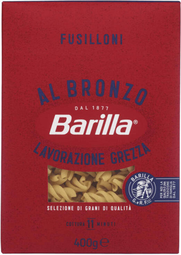 Barilla Fusilloni Al Bronzo 400g