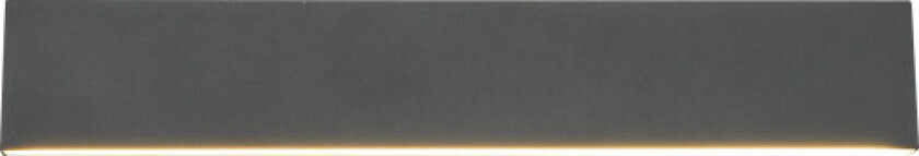 Concha vegglampe, sort, 47 cm