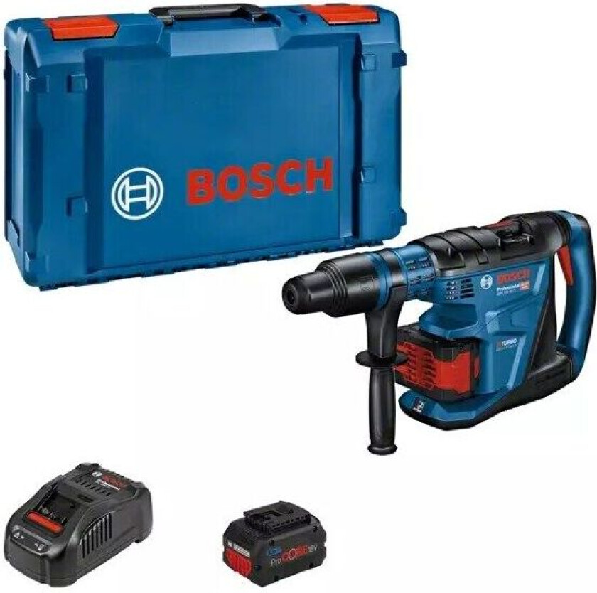 Bilde av GBH 18V-40 C PROFESSIONAL, SDS Max, Svart, Blå, Röd, Borstlös motor, 4 cm, 360 RPM, 9 J