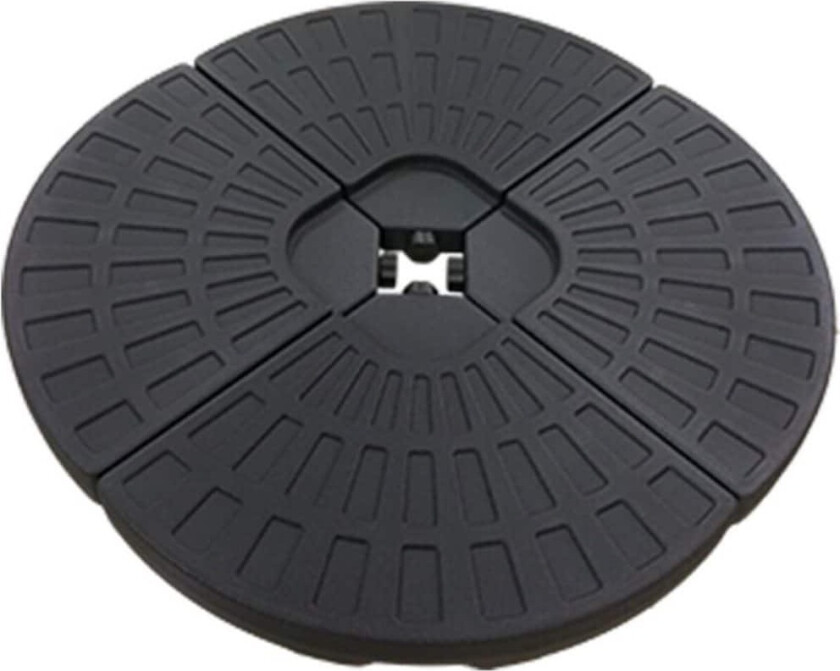 Parasollfot 48 x 48 x 7,5 cm Sort Polyetylen