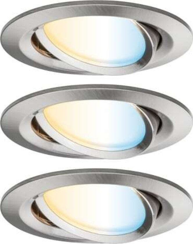 Nova Plus, Smartlyspunkt, Børstet stål, ZigBee, LED, Multi, 2700 K