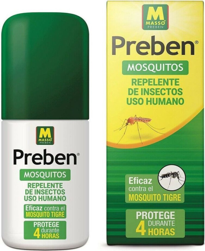 Vanlig og tiger myggmiddel Massó Spray (100 ml)