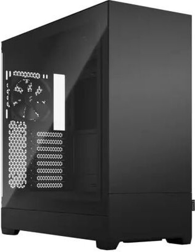 Pop Xl Silent Black Clear Glass E-atx Svart