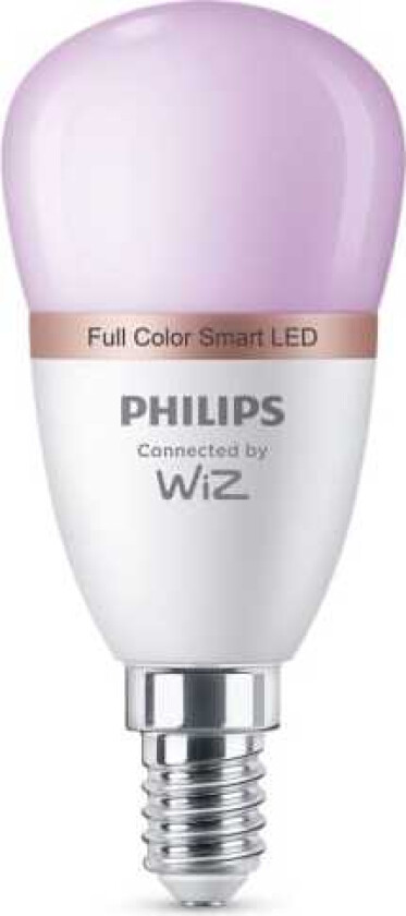 Pære 4,9 W (tilsvarer 40 W) P45 E14, Smartpære, Wi-Fi/Bluetooth, Hvit, Integrert LED, E14, Hvit