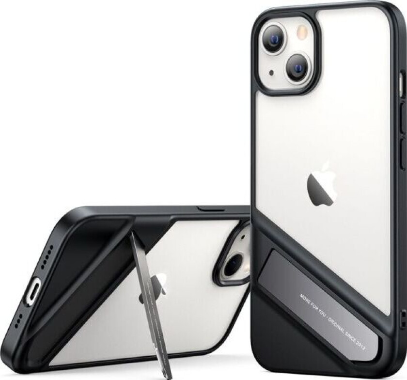 Fusion Kickstand Case stivt deksel med gelramme og stativ for iPhone 13 svart (90152)