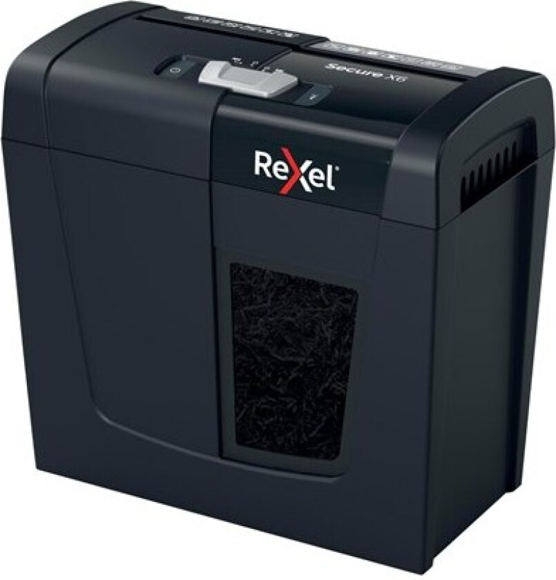 Secure X6 krysskutt makuleringsmaskin P-4, 6 ark