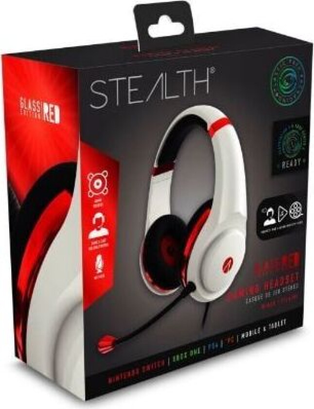 Stealth - XP Glass Edition Gaming Headset (Red) (headset)