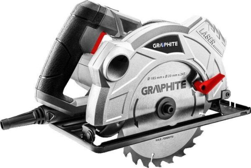 GRAPHITE Sirkelsag Grafitt 58G492 1500 B 185 mm