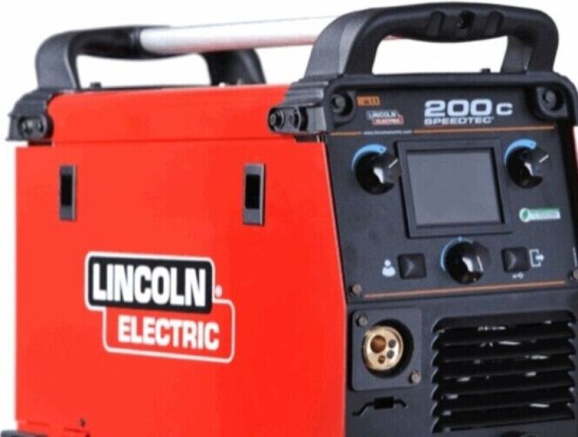 LINCOLN HALVAUTOMATISK SVEISEMASKIN SPEEDTEC 200C 230V 3in1 MIG/MAG MMA TIG