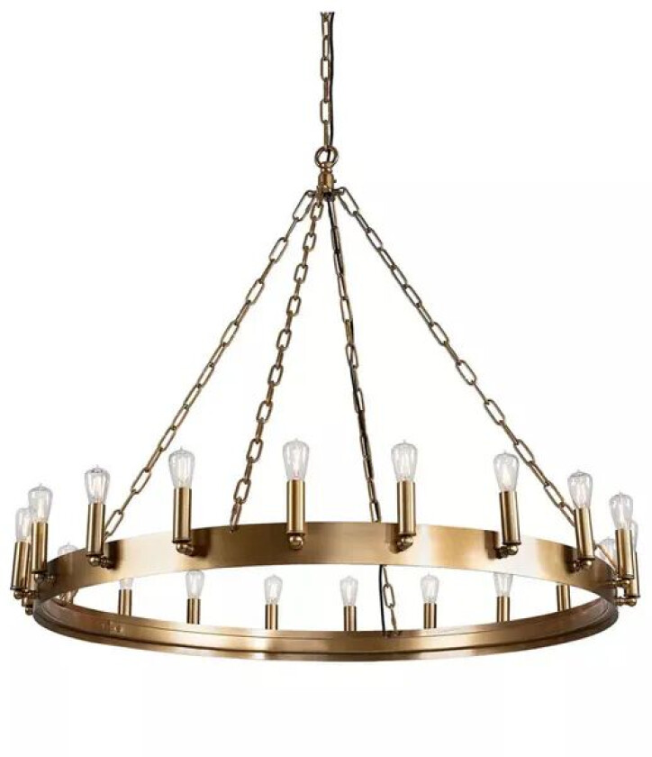 Artwood Crown Taklampe Antikk Messing Ø-105