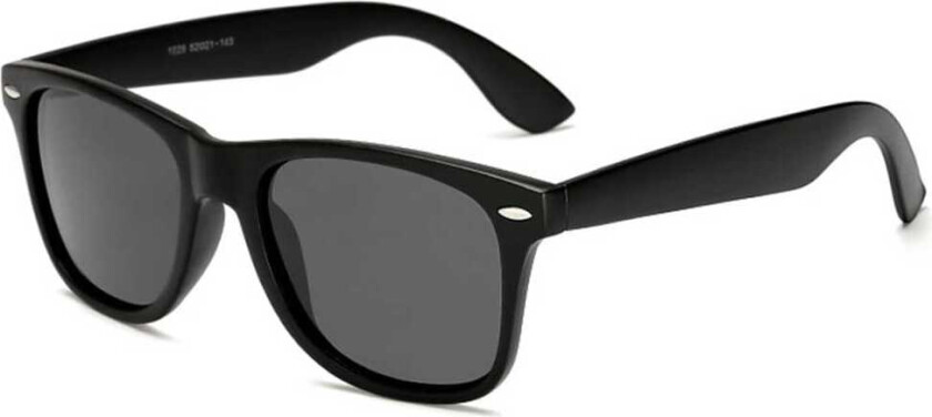 Retro Wayfarer solbriller Matts Black + Senile Cord