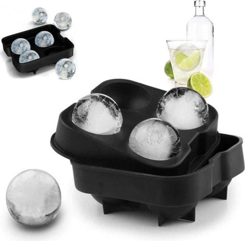 Cube Isform for runde isbiter isballer kuler silikon