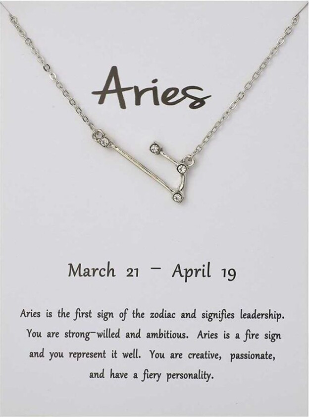 Sign halskjede Væren Væren gave halskjede sølv