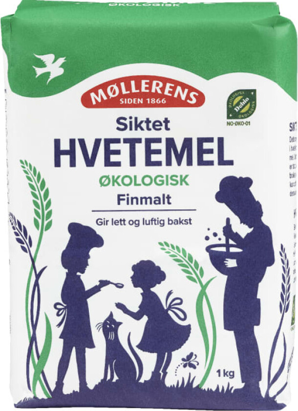 Hvetemel Siktet Økologisk 1kg