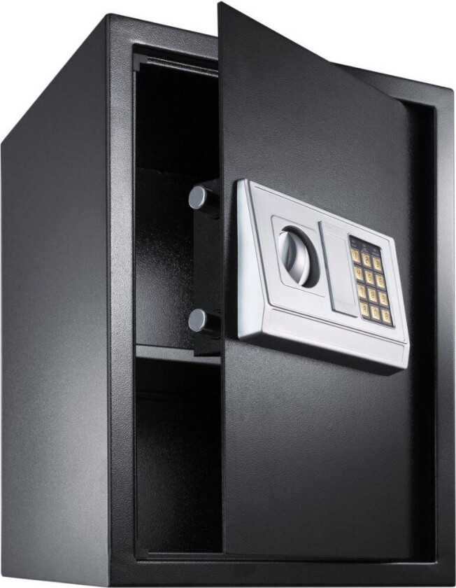 Elektronisk safe + nøkkel modell 3 - svart