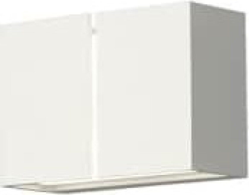 Pavia, Vegglys, Hvit, Aluminium, IP54, Fasade, I