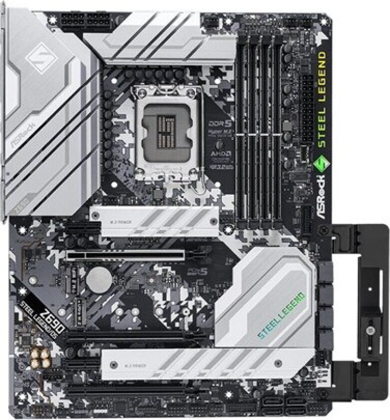 Z690 Steel Legend/D5 - motherboard - ATX - LGA1700 Socket - Z690 Hovedkort - Intel Z690 - Intel LGA1700 socket - DDR5 RAM - ATX