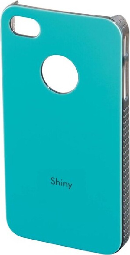 Mobil Cover iPhone 4/4S Shiny Hard Cover Turquoise