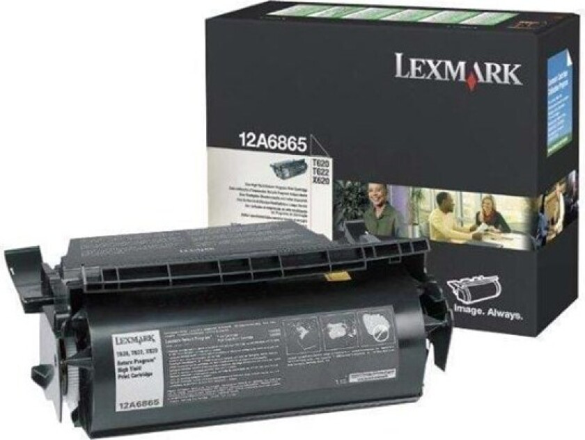 12A6865 Toner Black - Laser toner Svart