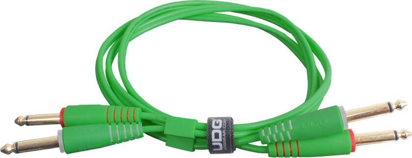 Gear Lydkabel 2x Ts - 2x Ts Green 1,5m