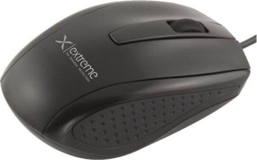 Extreme XM110K mouse - Mus - Optisk - 3 knapper - Svart