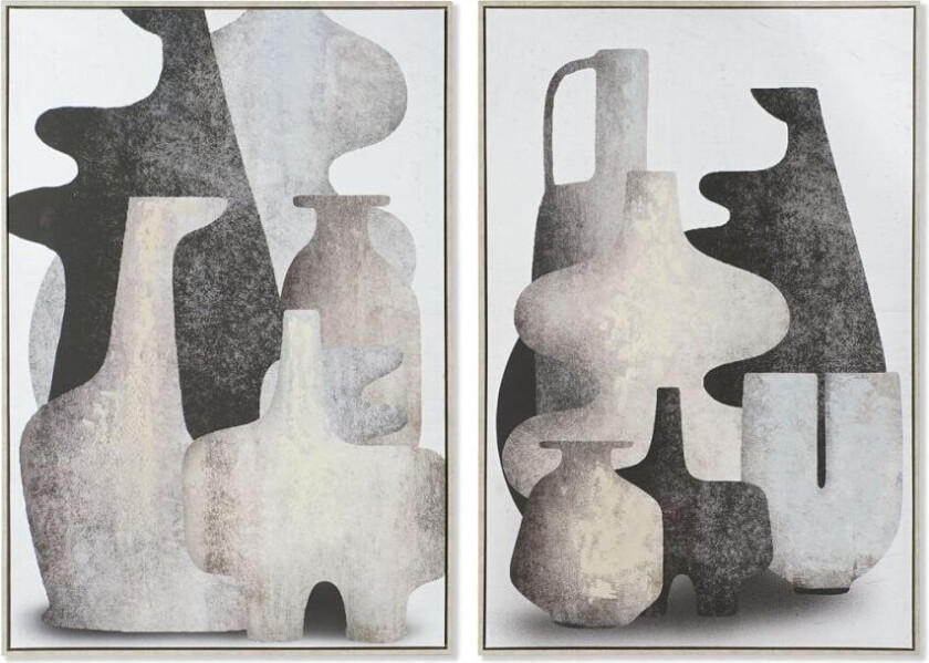 Maleri DKD Home Decor Vase Skandinavisk 84 x 4,5 x 123 cm (2 kvanta)