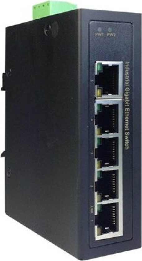DN-651107 - switch - industrial gigabit - 5 ports - unmanaged
