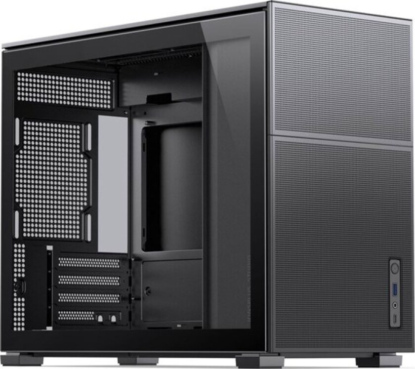 D31 mesh - black - Kabinett - Minitower - Svart