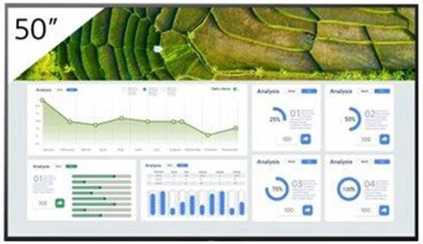 FW-50BZ30L, digitalt skjermpanel, 127 cm (50), LCD, 3840 x 2160 piksler, Wi-Fi, 24/7