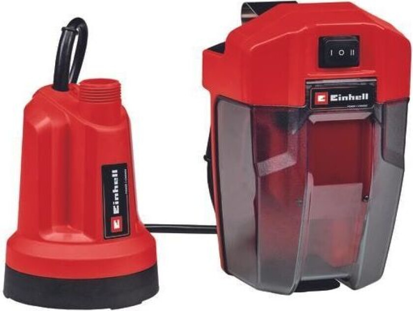 GE-SP 18 LL Li - Solo, Batteri, 0,8 stang, 4500 l/t, Sort, Rød - Uten batteri og opplader