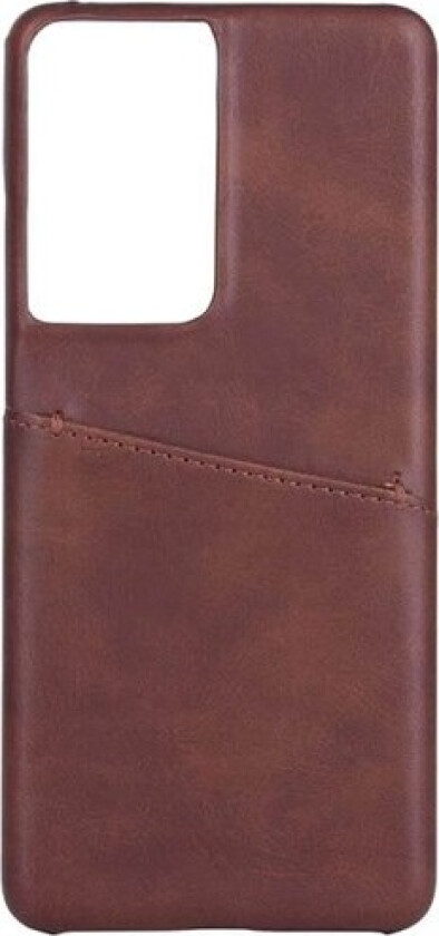 Mobile Cover Brown with Cardpocket Samsung S21 Ultra /S30 Ultra 5G