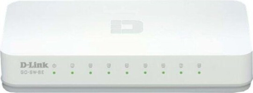 Bilde av Dlinkgo 8-Port Fast Ethernet Easy Desktop Switch GO-SW-8E