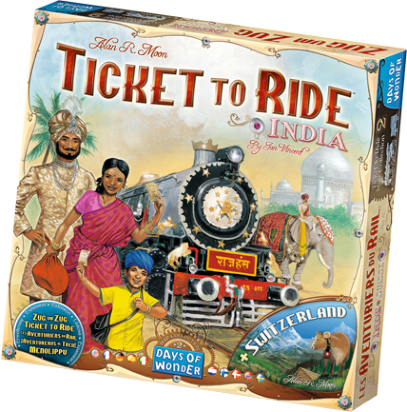 Spill Ticket To Ride Map Coll 2 India