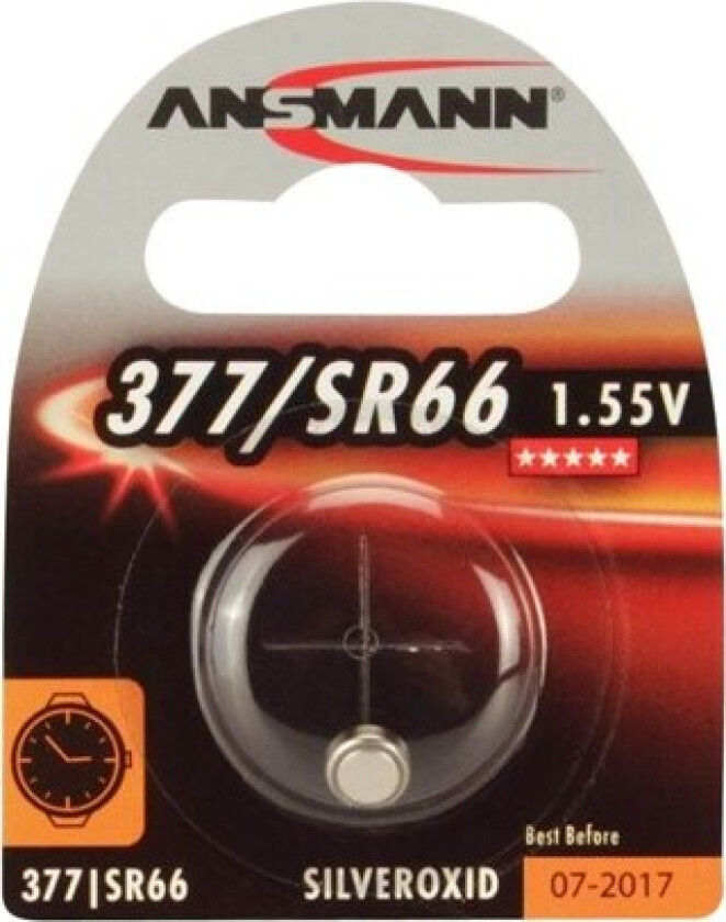 Sr66/377 Silver 1,5v Batteri