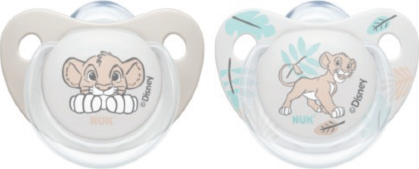 Trendline Silikon Smokk S1 Lion King, 0-6 mnd, 2 stk.