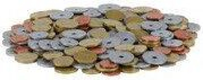 Blandede mønter (200 stk)