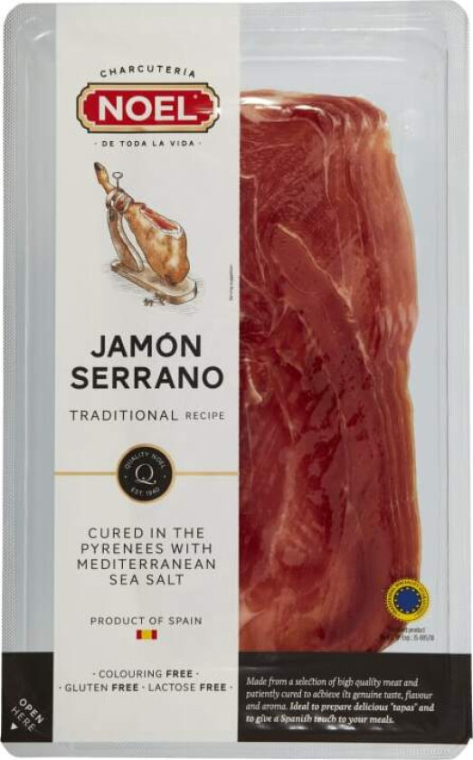 Serrano Skinke skivet 9mnd 80g