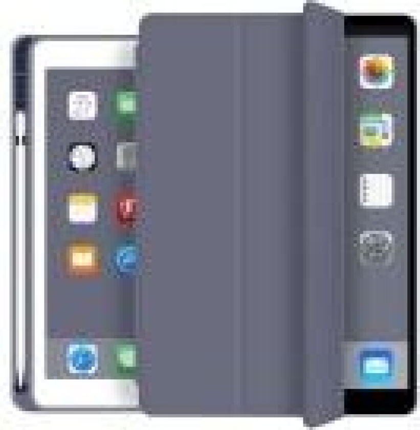 Pencil case - Skjermdeksel for nettbrett - polyuretanlær, termoplast-polyuretan (TPU) - purpur - 9.7 - for Apple 9.7-inch iPad (5. generasjon, 6. generasjon)