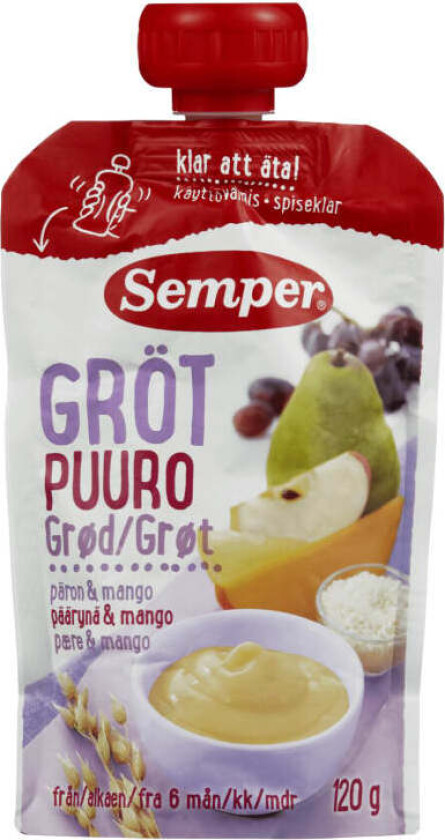 Grøt Frukt 6mnd 120g