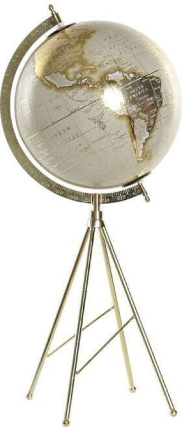 Globus DKD Home Decor Grå Gyllen Kolonial 27 x 25 x 61 cm